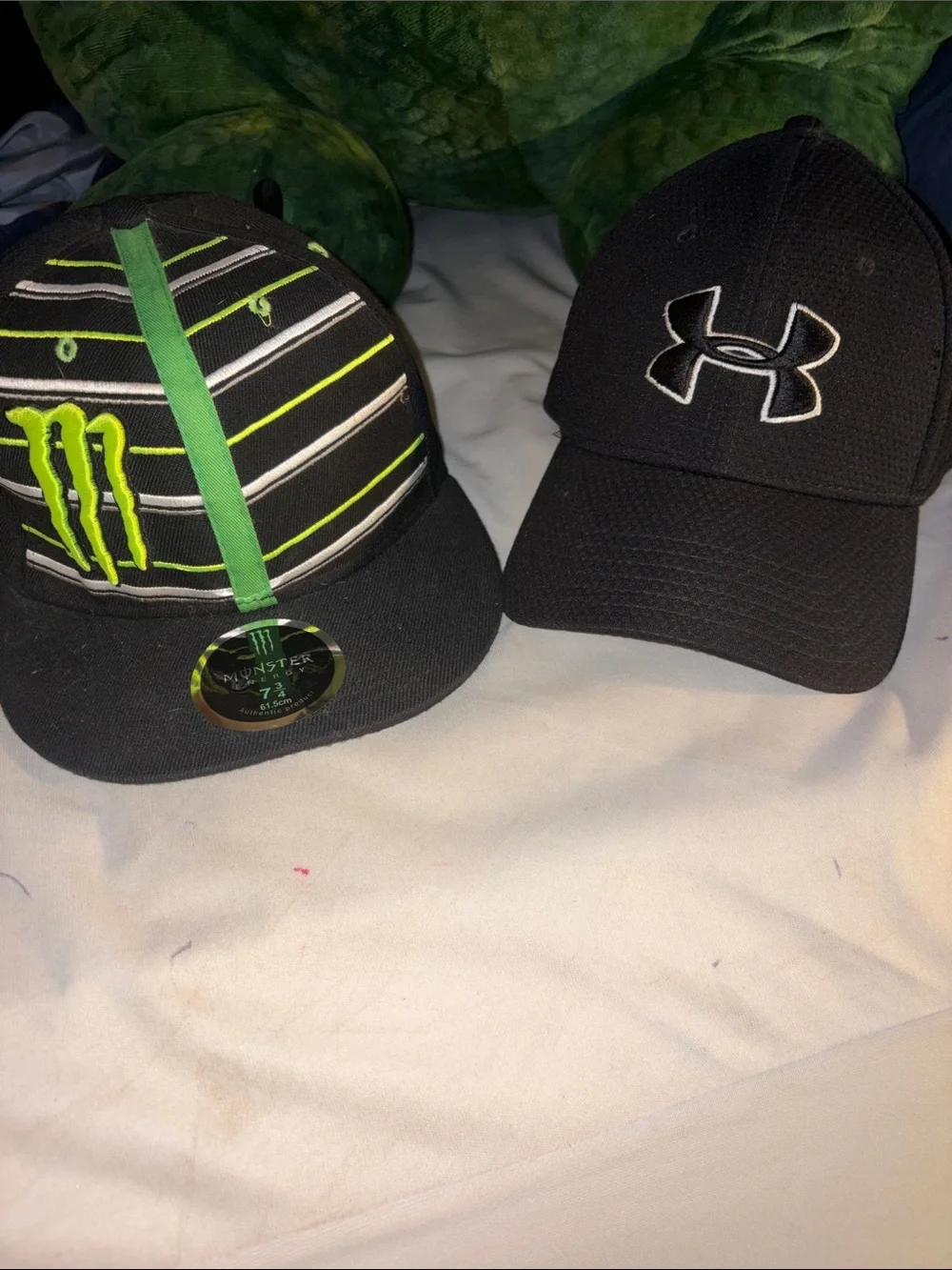 Under Armour Black Curved-Brim Performance Logo Hat